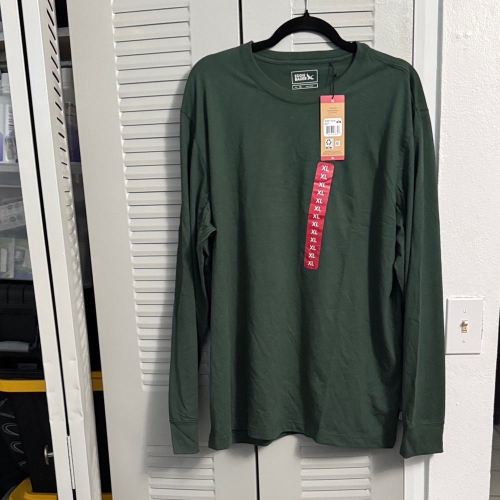 Eddie Bauer Dark Green Long Sleeve Tee